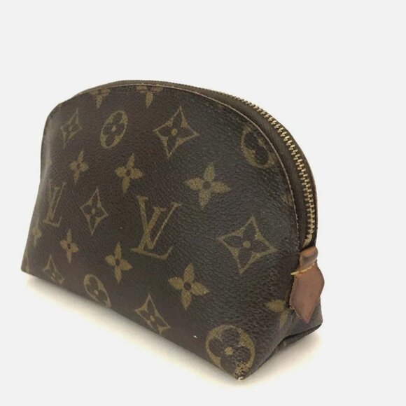 Louis Vuitton Brown Monogram Cosmetic Pouch - Picture 3 of 11